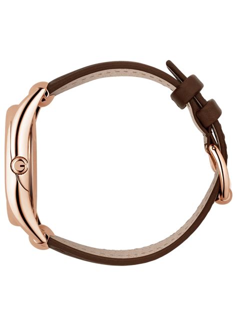 gucci horsebit leather strap watch